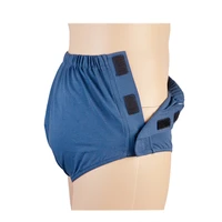 sticker panties pure cotton rehabilitation nursing briefs easy to wear off neutral men underwear loose breathable brief boxers