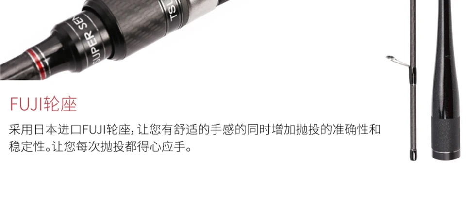 TSURINOYA AGILE FUJI кольцевая удочка для рыбалки 1,95 м/2,01 М L/ML наконечник Сверхлегкий углеродное волокно ручка Карп спиннинг Литье удочка