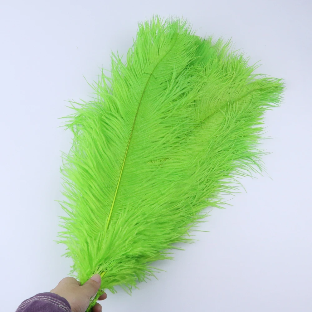Оптовая продажа крашеные разноцветные страусиные перья настоящие пушистые