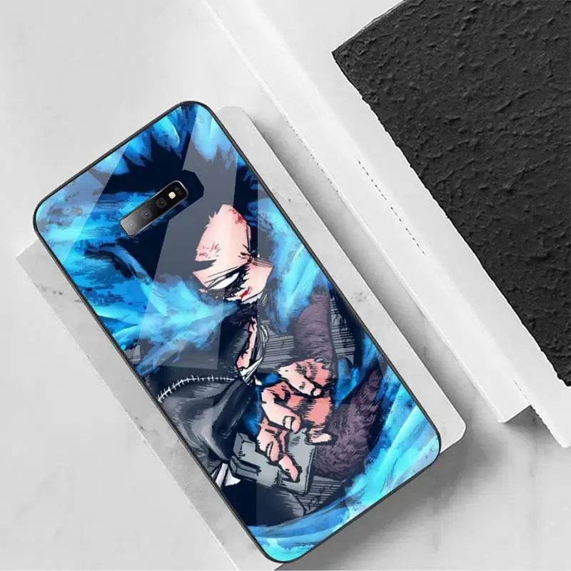 

my hero academia anime Phone Case Tempered glass For Samsung S6 S7 edge S8 S9 S10 e plus note8 9 10 pro