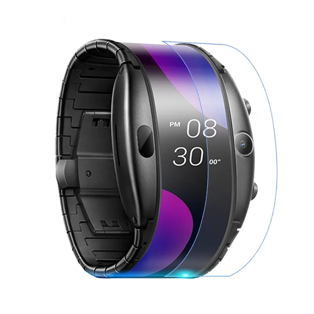 Мягкая прозрачная защитная пленка из ТПУ для смарт-часов Nubia Alpha 3 шт. - купить по