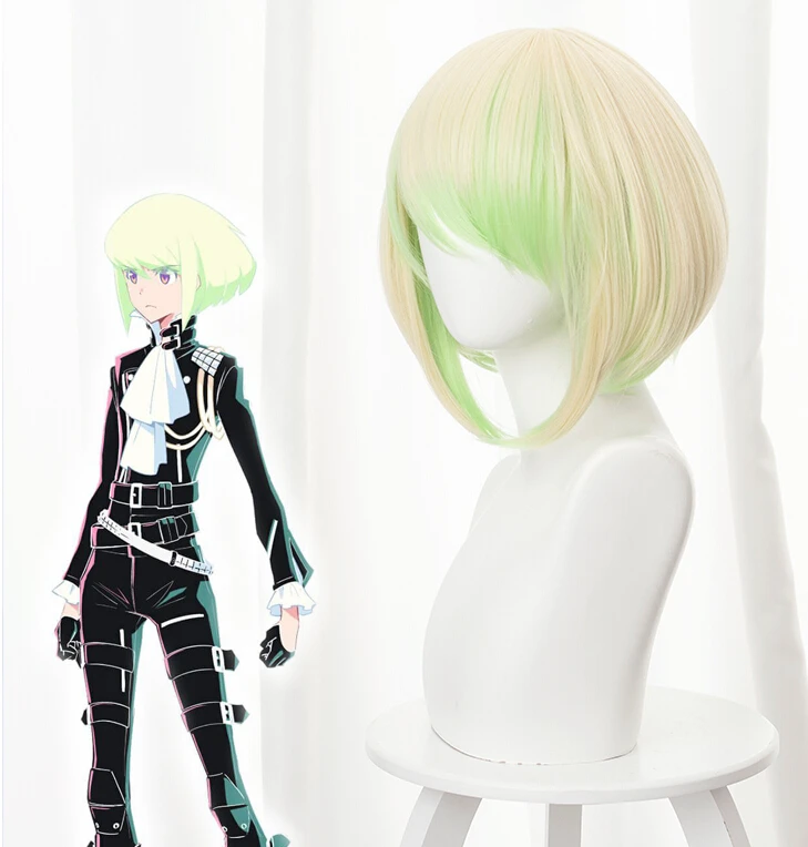 PROMARE Mad Burnish Lio Fotia 30 см короткие прямые термостойкие синтетические волосы блонд