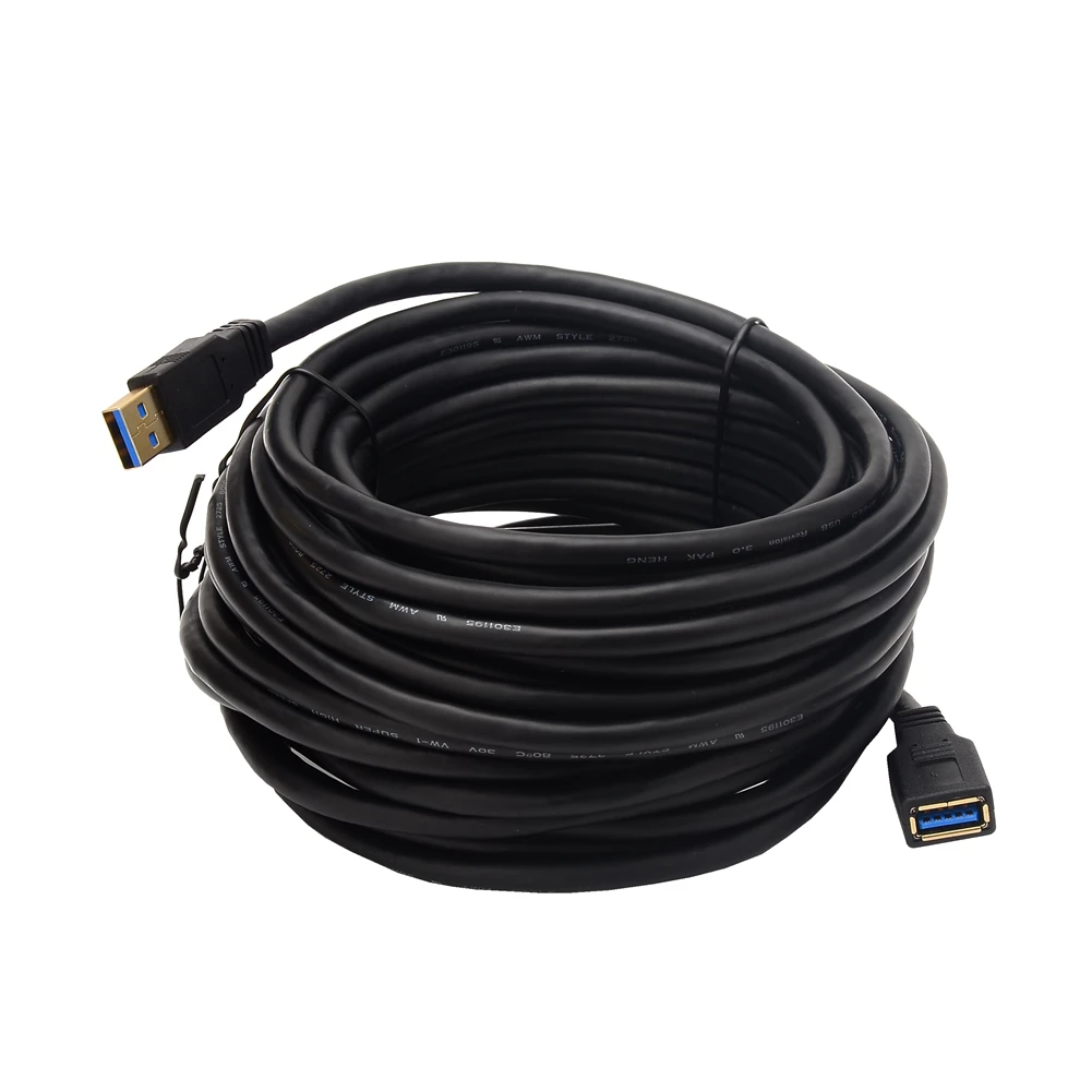 USB кабель-удлинитель 10 м 3 0 кабель Активный удлинитель с усилителем сигнала USB3.0