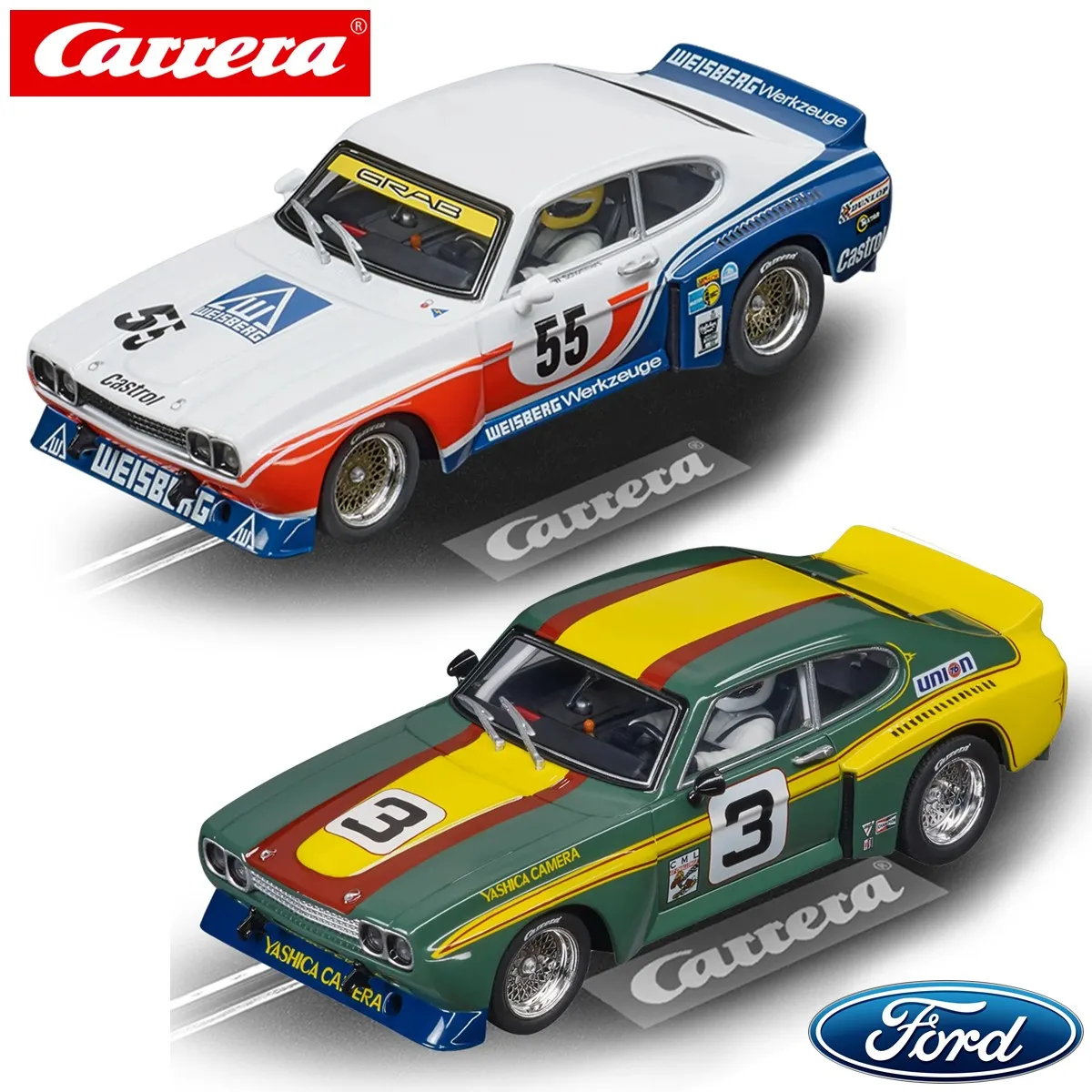 Автомобильный карман Carrera Digital132 30927 Ford Капри RS 3100 № 55 DRM 1975/30953 3 1974 - купить по