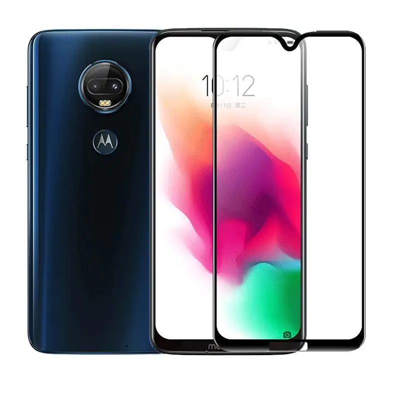 2.5D полное покрытие защитное закаленное стекло для Moto G8 Plus Защита экрана Motorola E6S G6