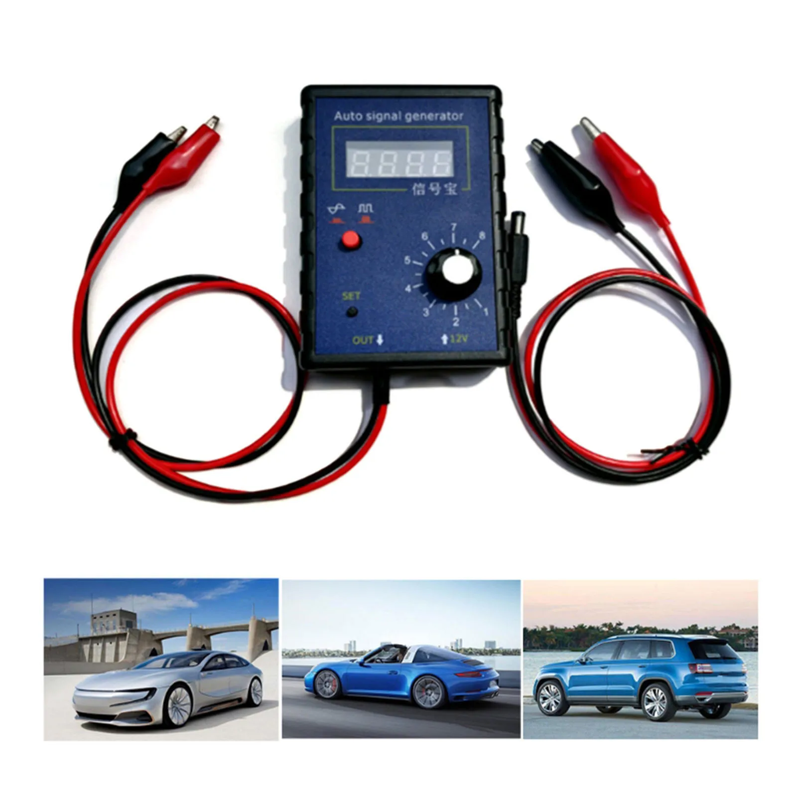 

Car Hall Sensor Crankshaft Position Sensor Signal Tester Meter 2Hz To 8KHz Automobile Auto Vehicle Signal Simulator Generator