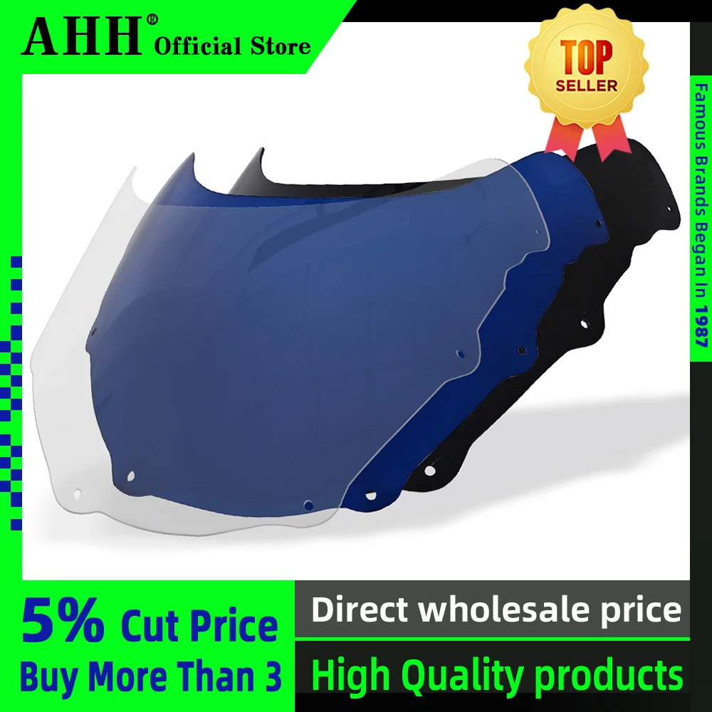 

AHH Motorcycle Windshield Spoiler Windscreen shroud Fairing Wind Deflector For HONDA VFR400 RVF400 NC35 MC35 VFR400RR RVF VFR