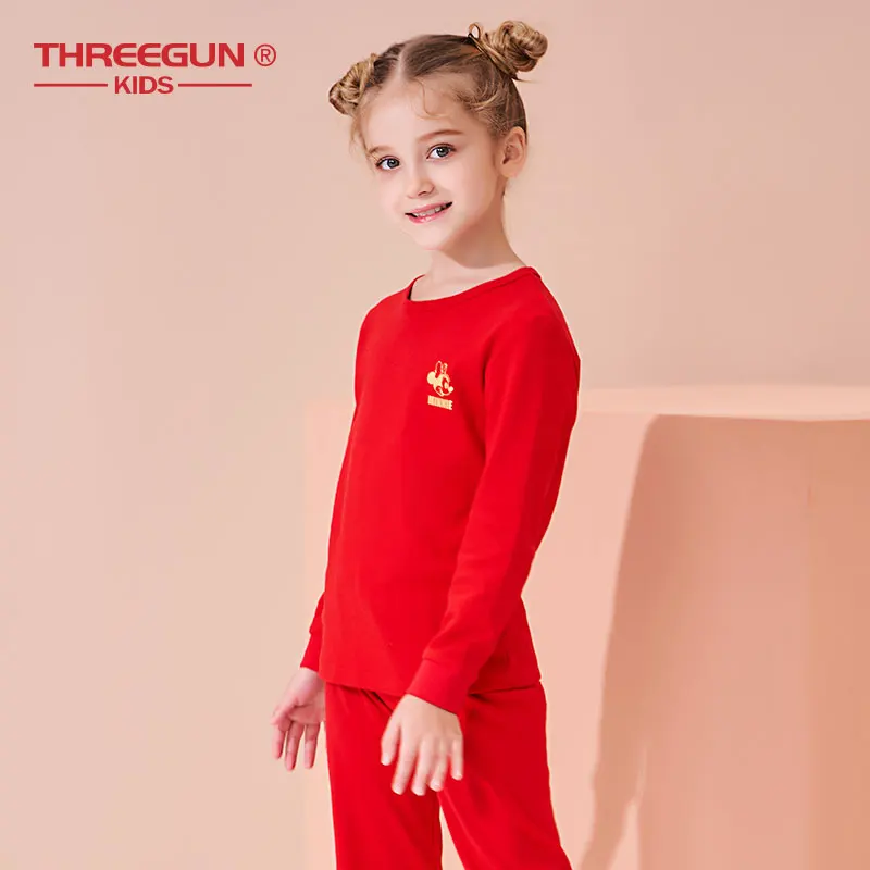 Комплект зимней пижамы для девочек-подростков х/б |