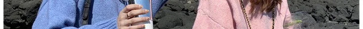 Женские свитера трикотажная рубашка пуловер Топ Осень Зима Женский Повседневный свободный Круглый вырез вязаный свитер женский джемпер