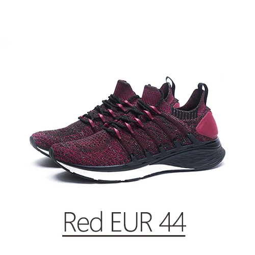 Red EUR 44 Оригинальные Xiaomi mi jia Shoes 3 кроссовки 3th мужские спортивные кроссовки для бега Новинка Uni-Moulding 2,0 удобные и Нескользящие - Цвет: Red EUR 44