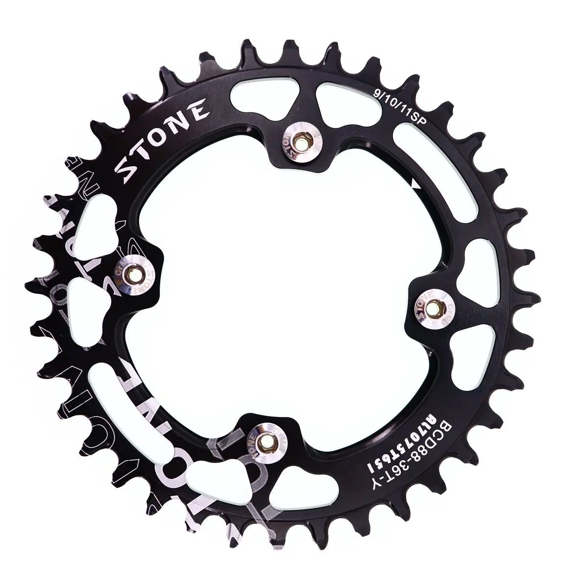 Каменная круглая цепь 88 BCD для Shimano M985 32t 34t 36t 38t 40t 42 44 46 48T MTB велосипедная цепь зубчатая пластина 88bcd