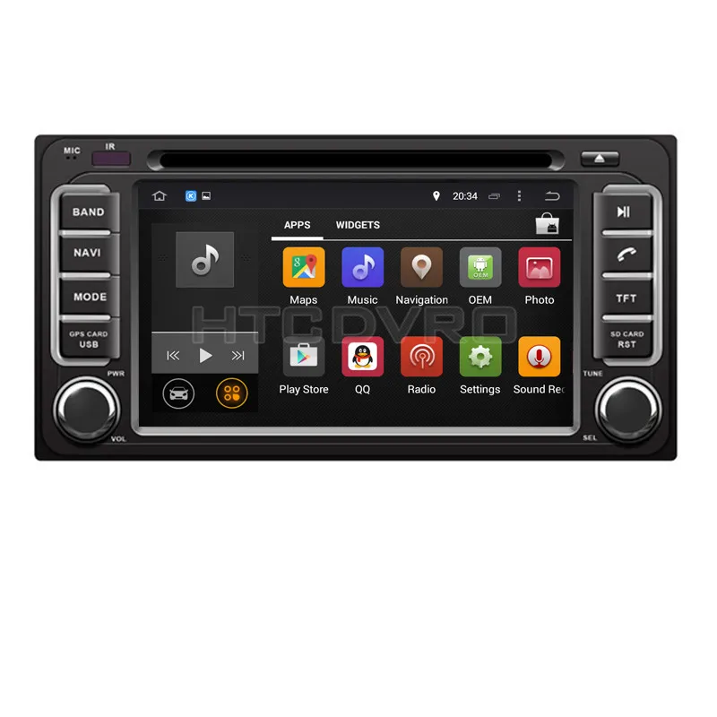 YMODVHT 6 2-дюймовый Восьмиядерный Android 9 0 7 1 автомобильный DVD GPS для Toyota