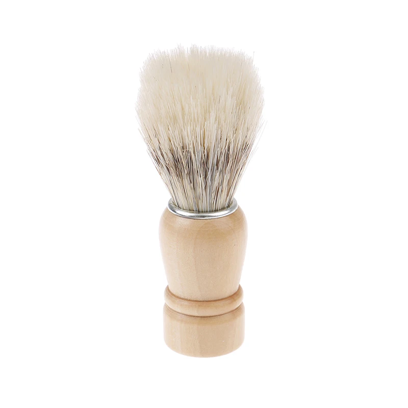 

Men Shaving Beard Brush Badger Hair Shave Wooden Handle Safety Razor Brush