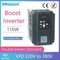 2.2KW 4KW 5.5KW 7.5KW 11KW Variable Frequency Driver VFD Inverter 220V to 380V for induced draft fan motor speed control