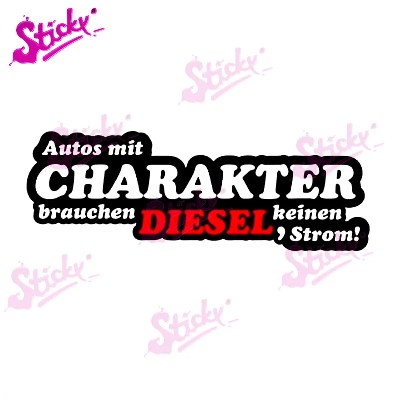 

STICKY German Follow Mir Nich, Ich Hab Mich Auch Prozfahren Car Sticker Signs Car Sticker Decal Decor For RV Auto Motocross