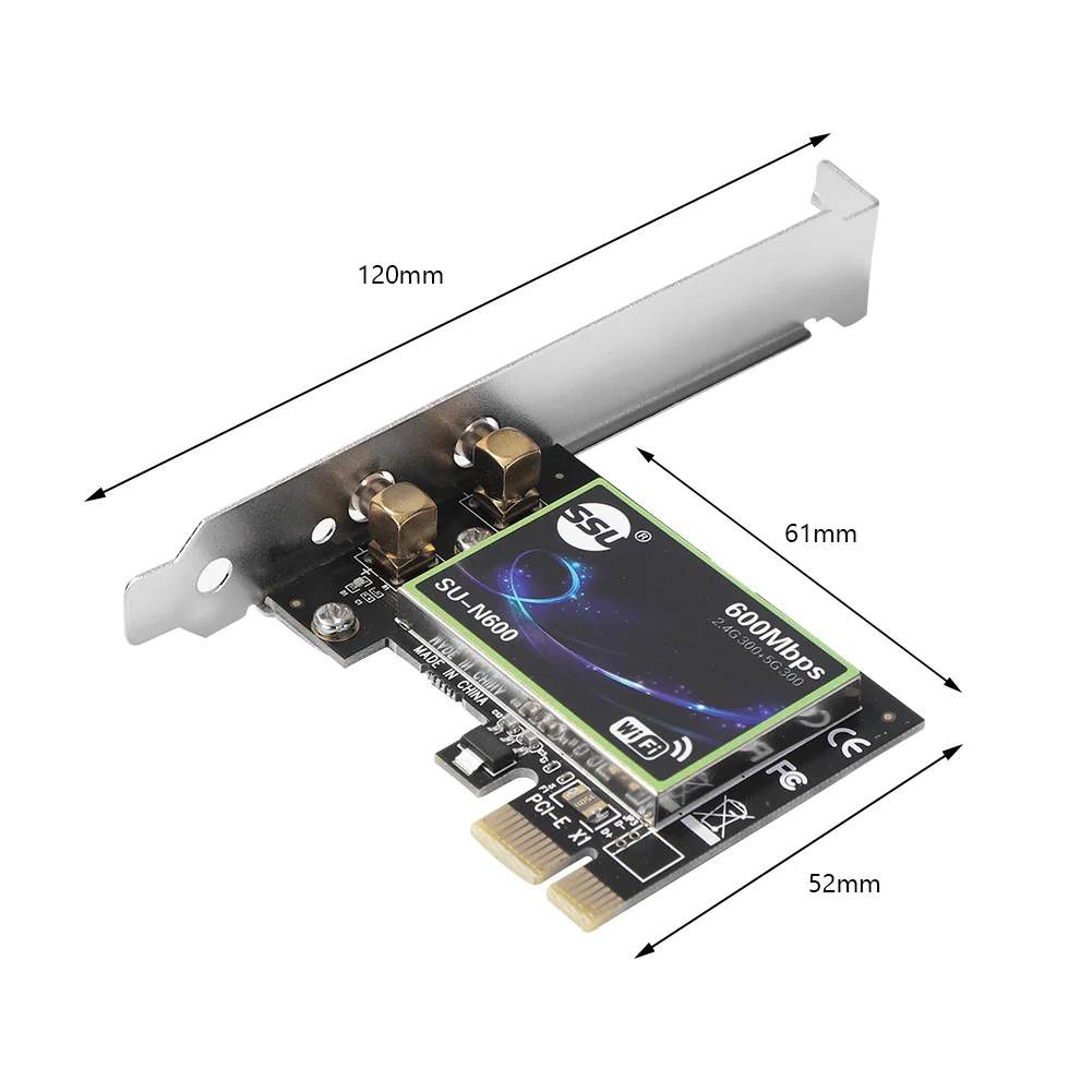 3000 Мбит/с WiFi 6 Intel AX200 PCI-E 1X беспроводной сетевой адаптер 2 4G/5 ГГц двухдиапазонный
