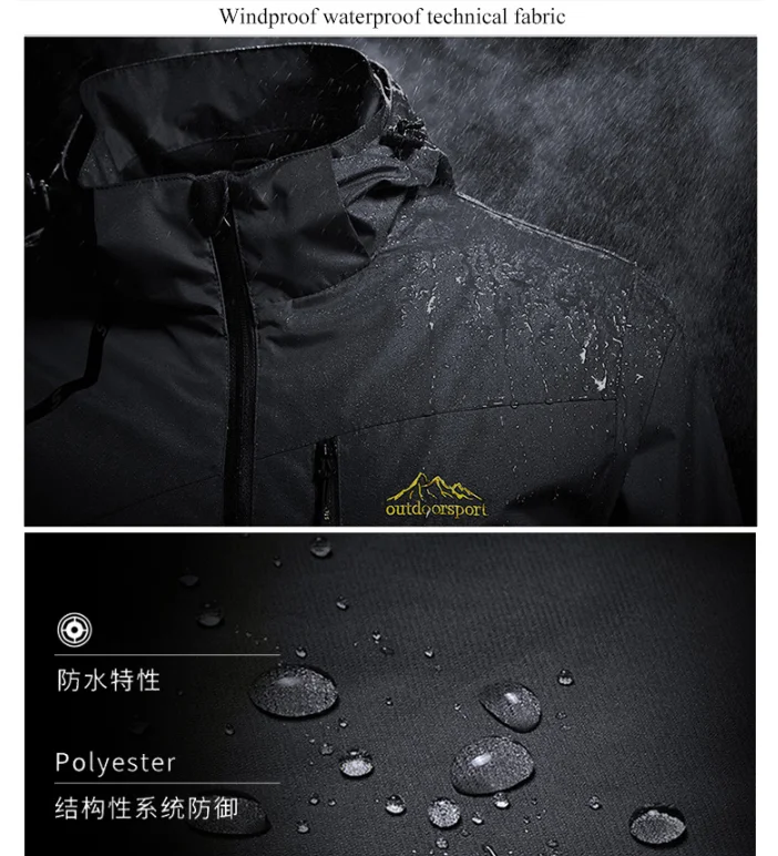 Качественная мужская зимняя ветровка куртка туристическая верхняя одежда