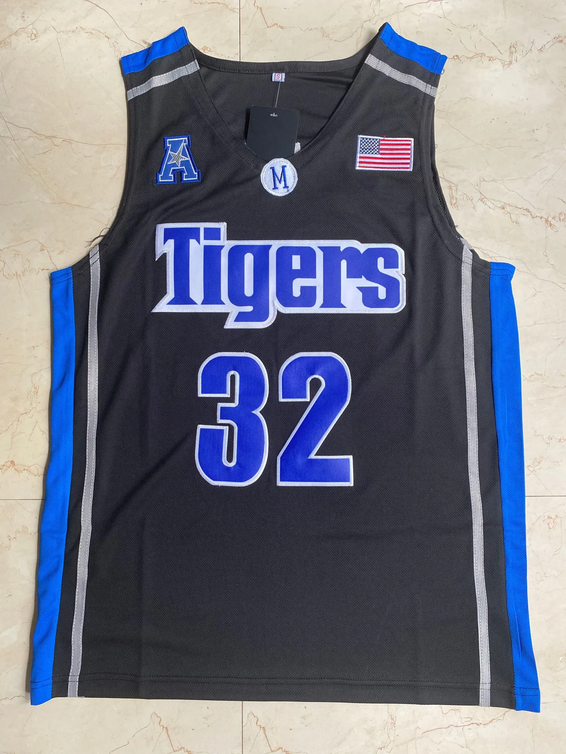 

#32 James Wiseman tigers memphis BASKETBALL JERSEY Embroidery Stitches Top Quality Stitched embroidery