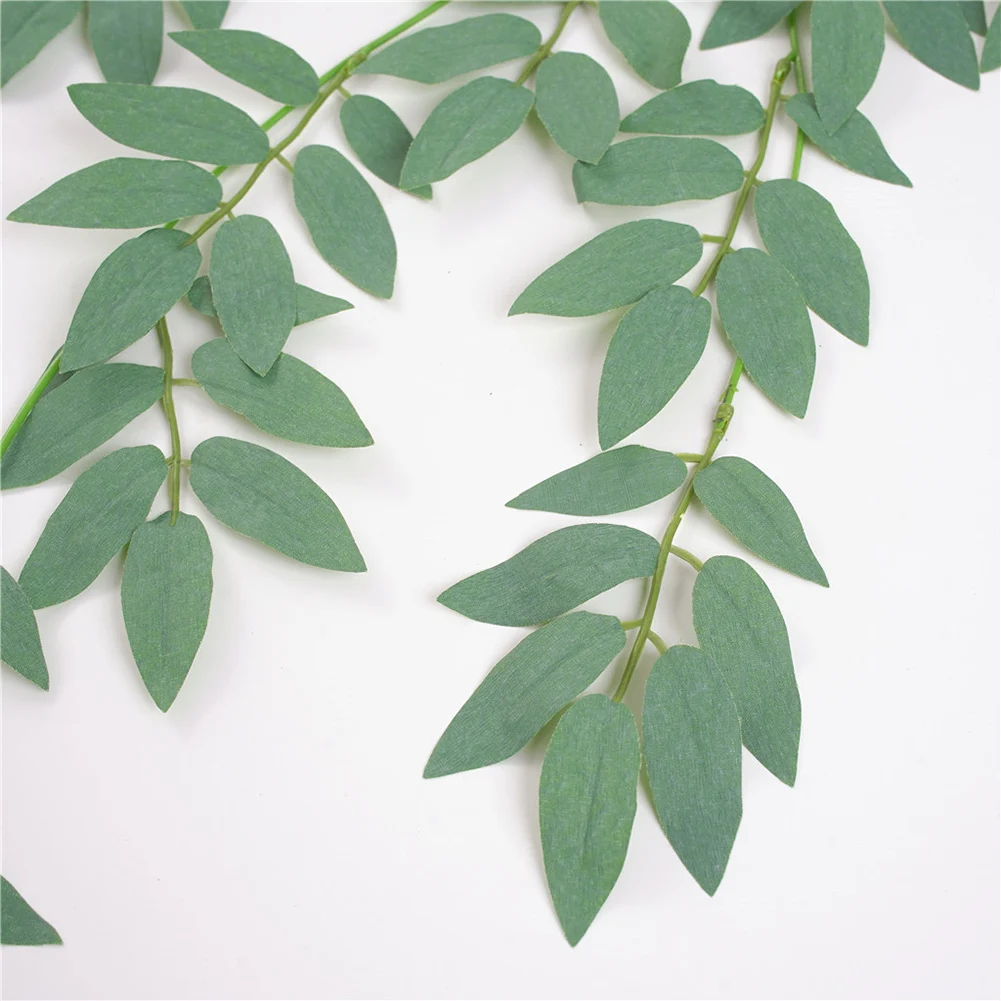 Искусственные цветы растения настенная лоза зелень гирлянда искусственная ива