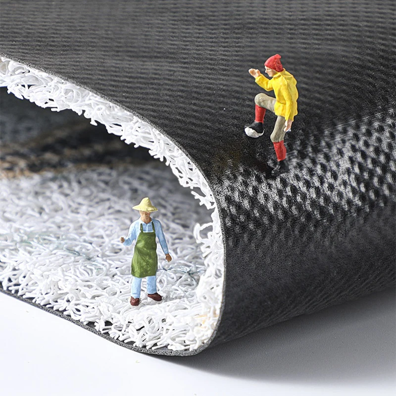 custom can be cut doormat carpet hallway bedroom bathroom corridor entrance doormat non slip household welcome pvc mats carpet free global shipping