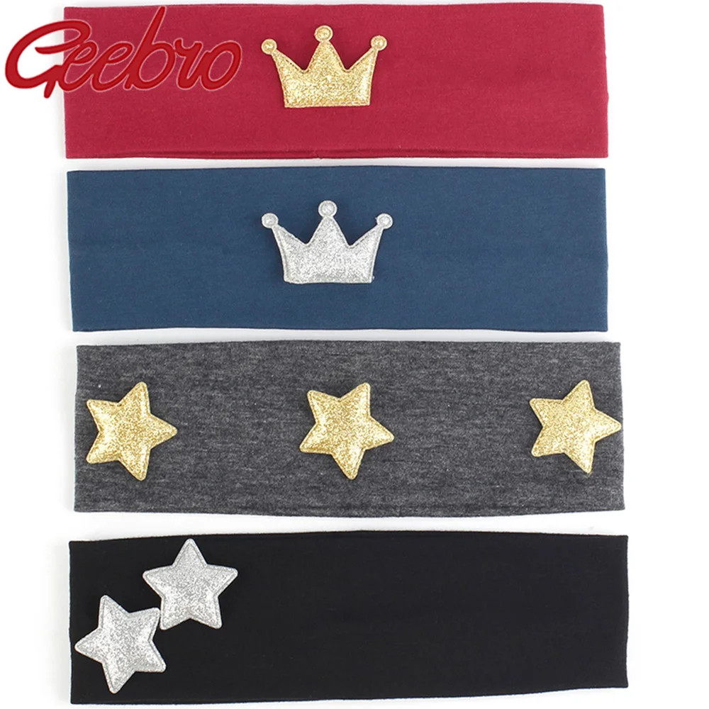 Geebro детская корона для девочек летняя мягкая Корона со звездами аксессуары