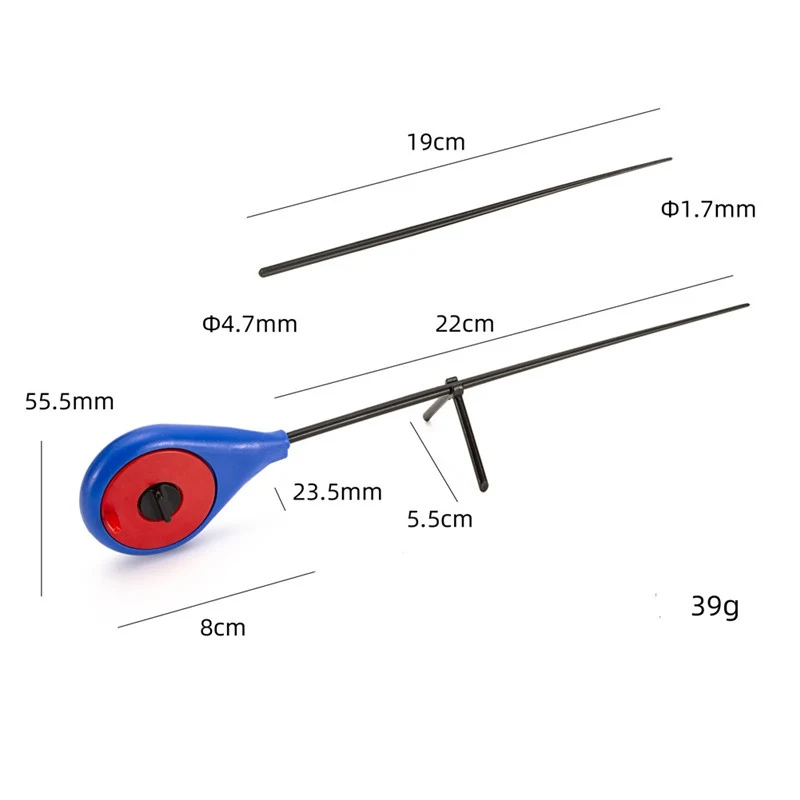Миниатюрная удочка для подледной рыбалки ультралегкий наконечник из