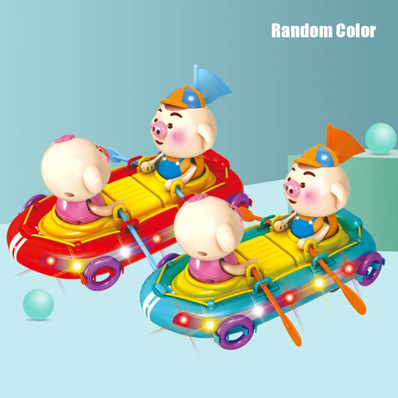 

Newly Electric Cartton Pig Toy Family Christmas Party Swing Music Pig Toy for Kids
