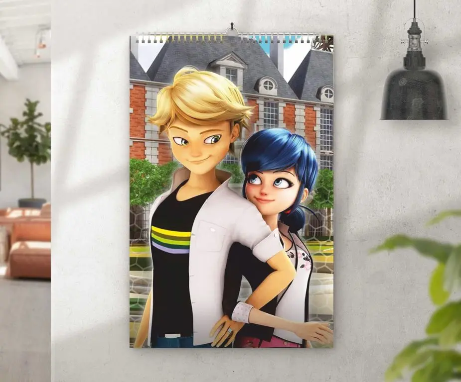 Перекидной календарь Леди Баг и Супер-Кот № 4 | Канцтовары для офиса дома