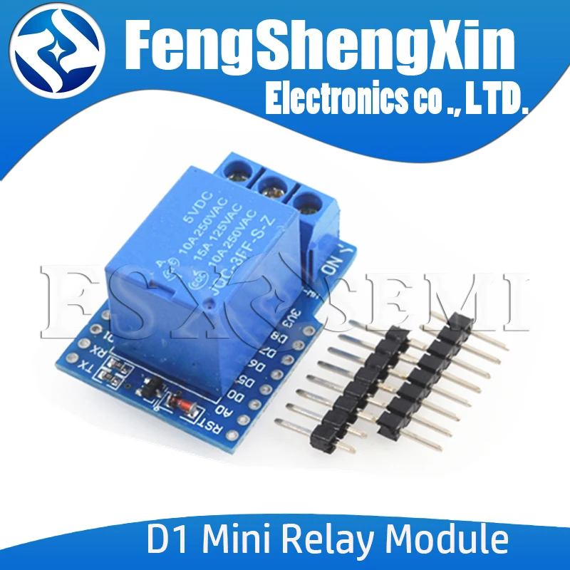 Для Wemos D1 Мини Релейный Щит один канал для релейный модуль Arduino ESP8266 макетная плата