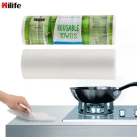 hilife clean washing towel home kitchen paper towel 25pcsroll reusable bamboo towels washable dish cloths washable absorbent