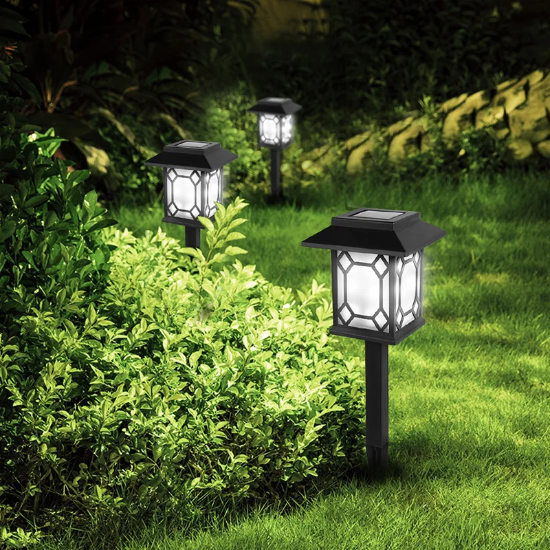 2 шт. Солнечный садовый светильник s наружный фонарь столб водонепроницаемый