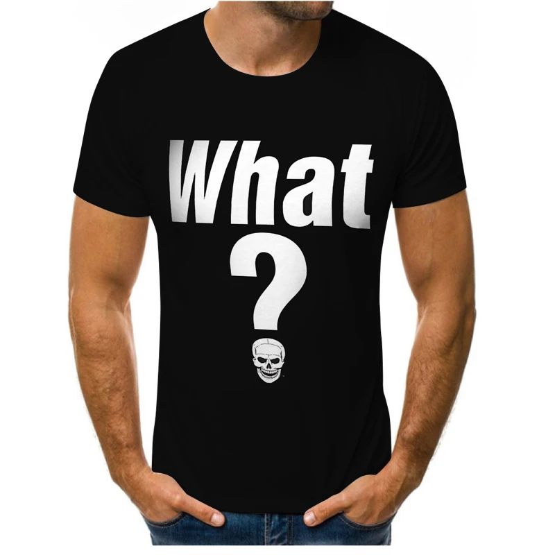 

2021 street punk style printed T-shirt men's 3d T-shirt oversize pendant top short-sleeved T-shirt Gothic casual brand