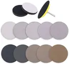 53 шт 3 дюймов сухой мокрой шлифовальные диски кабельные наконечники в наборе для нескольких зернистости 80-7000 наждачная бумага с 14 