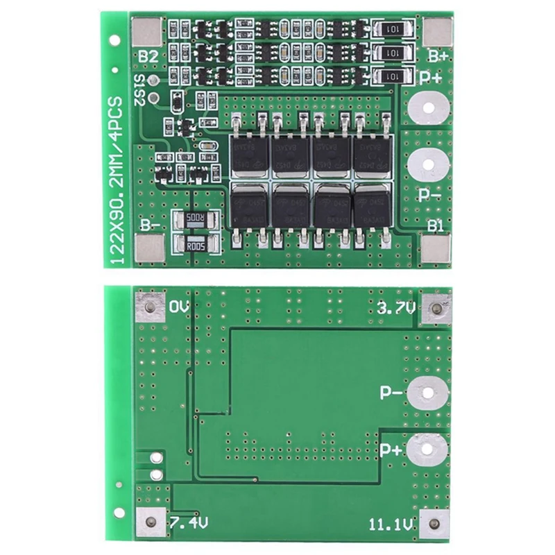 

1Pcs 18650 Li-Ion Lithium Battery Pcb Protection Board & 20 Pcs 3 Pin Pitch Pcb Screw Terminal Block 300V 16A Awg14-22