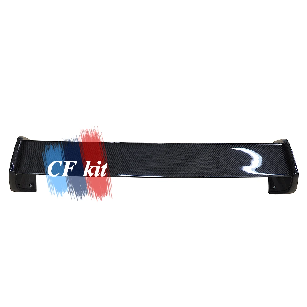 CF комплект Настоящее углеродное волокно спойлер крыла для EVO 8th 2003-2005 задний