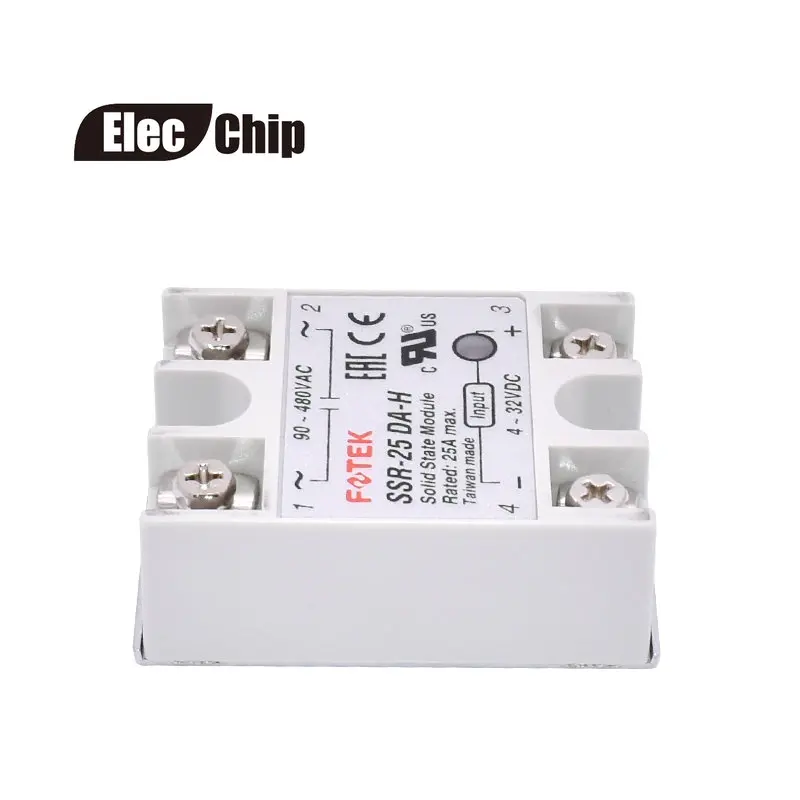 SSR-10DA-H SSR-25DA-H SSR-40DA-H SSR-50DA-H SSR-60DA-H SSR-75DA-H твердотельные реле Модуль 4-32 в пост Вход