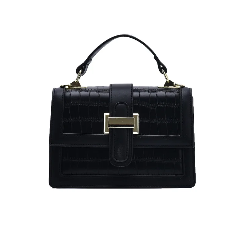 

Crocodile Pattern Small Tote Bag 2021 Fashion New High Quality PU Leather Women's Designer Handbag Travel Shoulder Messenger Bag