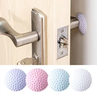 Мягкие резиновые накладки для защиты стены, самоклеящиеся утолщенные бесшумные дверные Стопперы для гольфа, модельные наклейки на дверь, крыло, 4 цвета