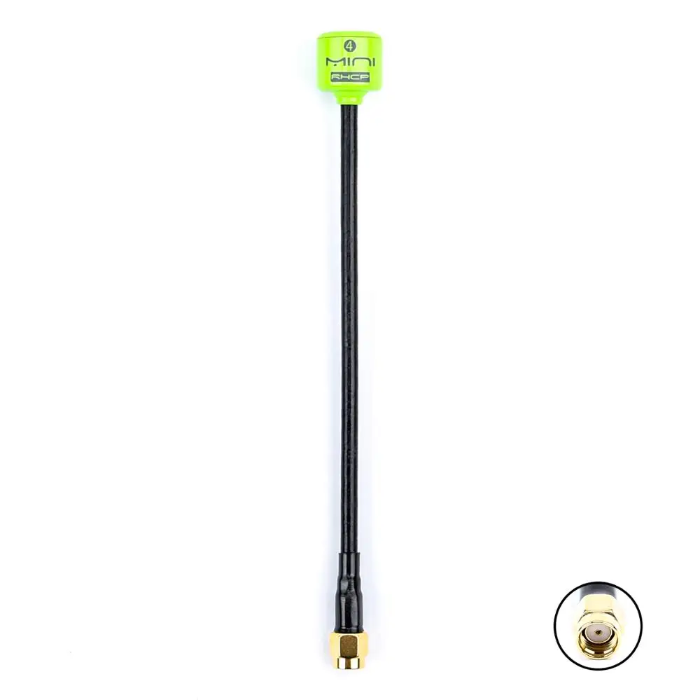 

Lollipop Mini 4 RHCP 2.8dBi High Gain SMA/RP-SMA/MMCX/UFL FPV Antenna for RC Racing Drone FPV Transmitter/Receiver Spare Parts