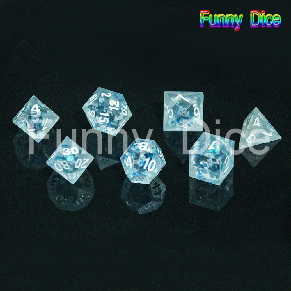 Высший сорт ручной работы Красочные острые края и красивые кости набор 7