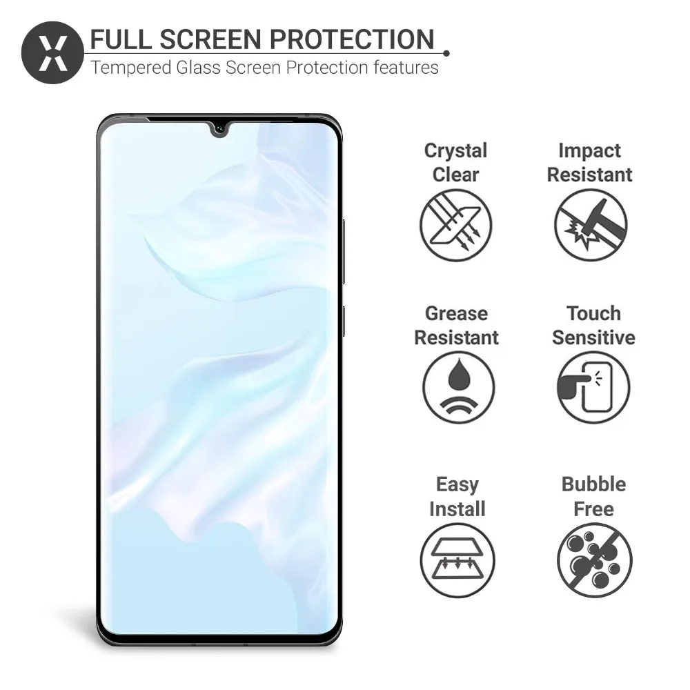 Для huawei p30 pro Чехол для huawei p20 lite P smart plus+ Z P10 крышка 9D закаленное стеклянный объектив камеры протектор экрана 20