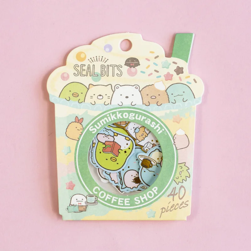30 упак./лот Rilakkuma и Kawaii Sumikko Gurashi журнал Декоративные Канцелярские наклейки