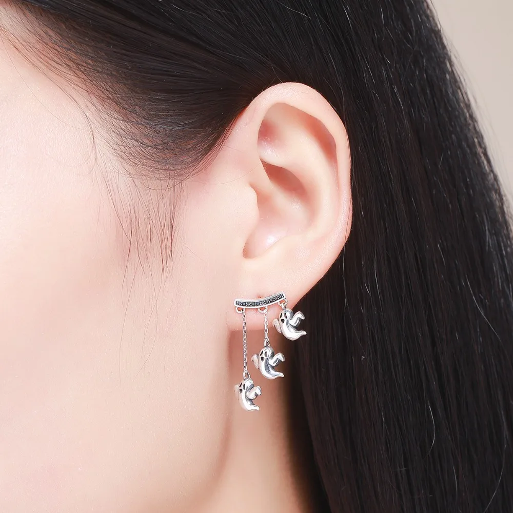 Joseph Mola 925 стерлингового серебра гиперболические Хэллоуин призрак кисточкой