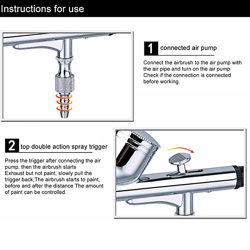 Мини Аэрограф BT16 с воздушным компрессором портативный распылитель для тортов