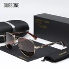 Новинка 2021, трендовые качественные мужские солнцезащитные очки DUBSONE из титанового сплава, поляризационные солнцезащитные очки, женские очки-авиаторы, зеркальные очки