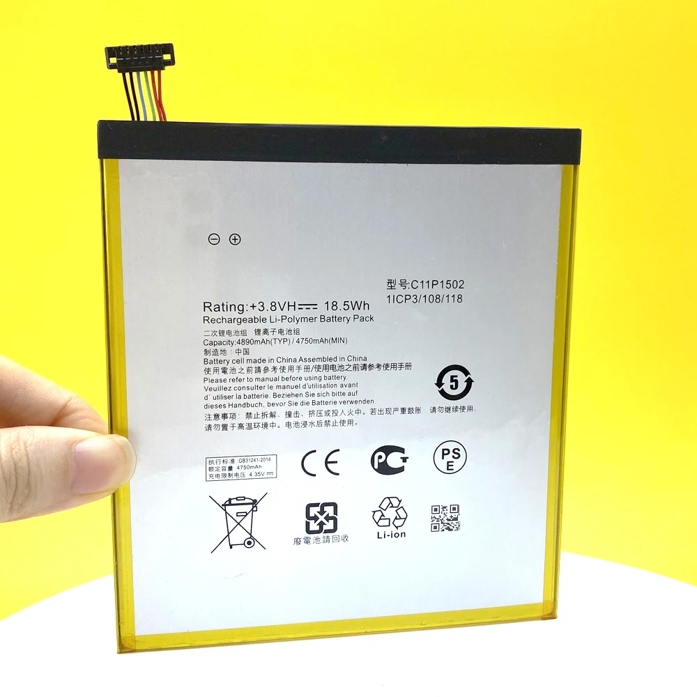 Bater&iacute;a C11P1502 para ASUS ZenPad 10, Z300C, Z300CL, Z300CG, nueva, 4890mAh, en stock-5