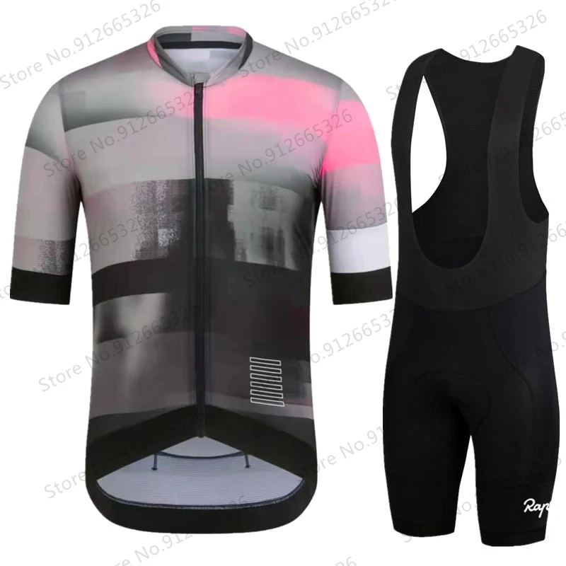 

2022 New Summer Cycling Jersey Set Breathable Team Racing Sport Bicycle Clothes Mens Cycling Clothing Short Bike Jersey