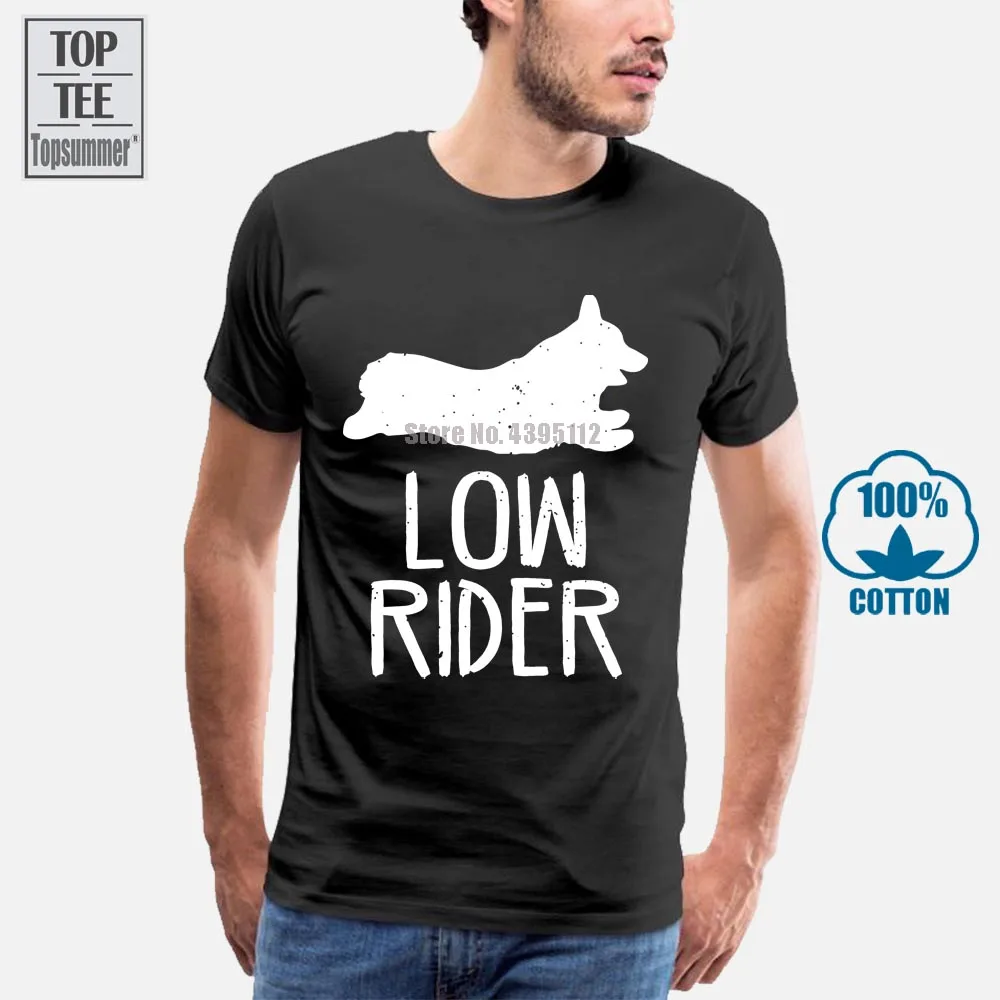

Low Rider Corgi T Shirt Tops T-Shirt For Men Harajuku Shirt Cotton T-Shirt Hip Hop T-Shirts Oversized T Shirt Graphic T Shirts