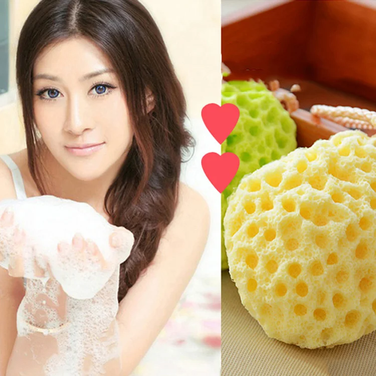 Мягкая губка для душа Спа Отшелушивающий инструмент мытья тела Очищающий