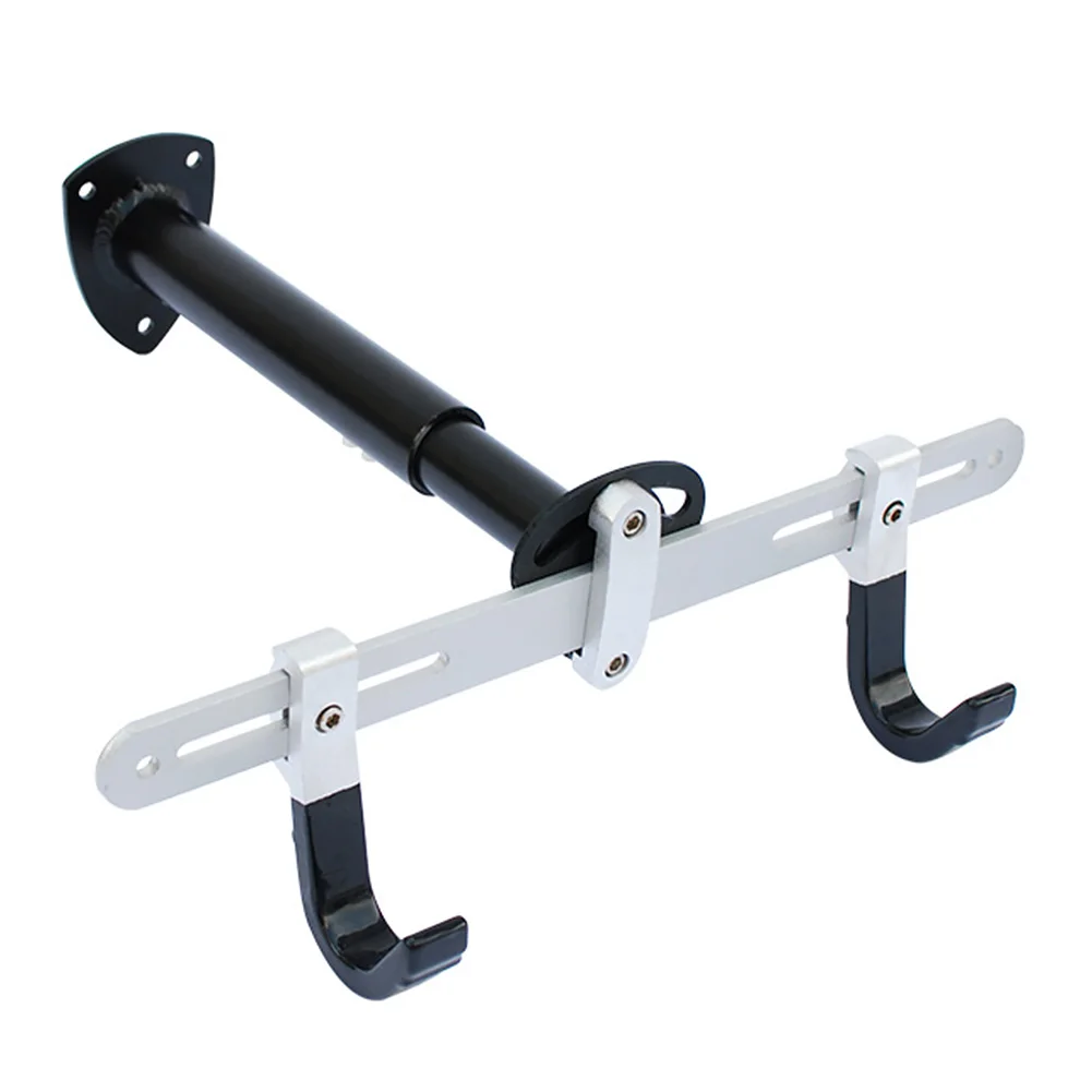 

Wall Mounted Bike Rack Saving Space Hanger Holds Up Accessories Stable Easy Install Hook Aluminium Alloy Practical Durable